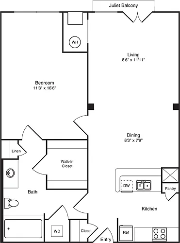 Floor plan Mellon
