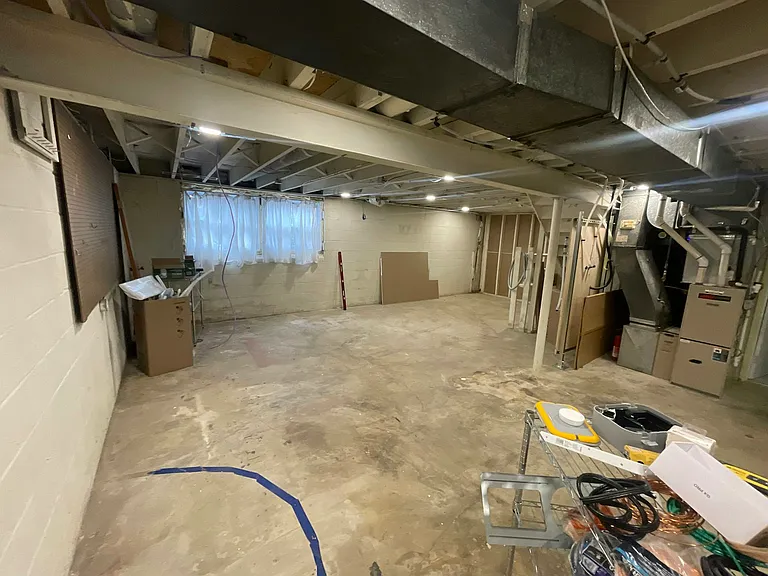 Unfinished Half of Basement