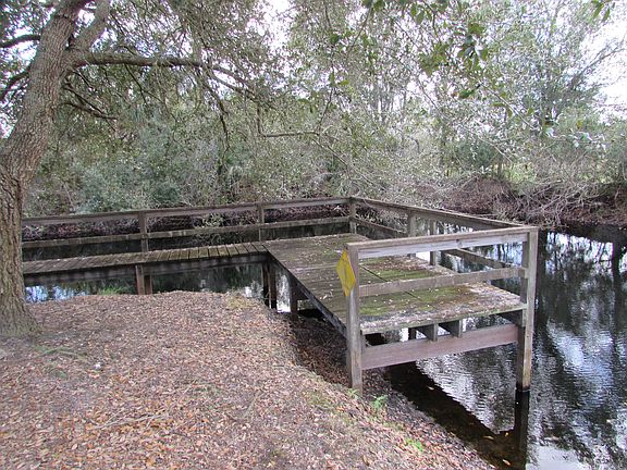 Fish pond deck