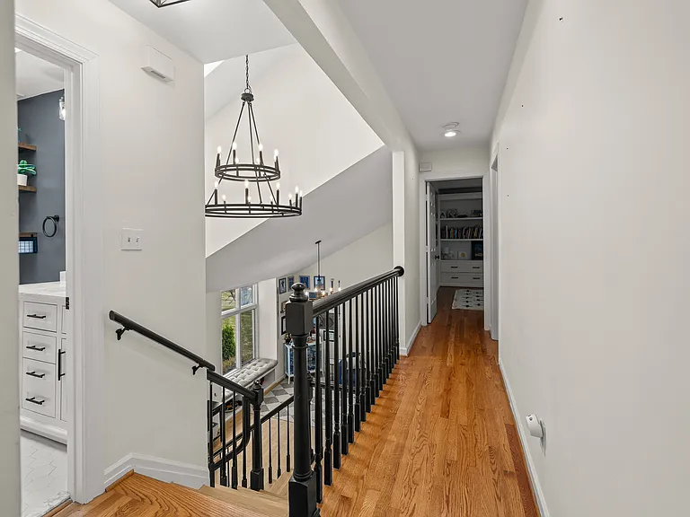 Hallway upstairs facing down