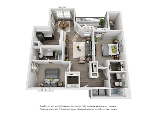 Floor plan Marquam Partial Upgrade
