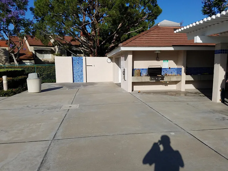 Grill located at the community pool