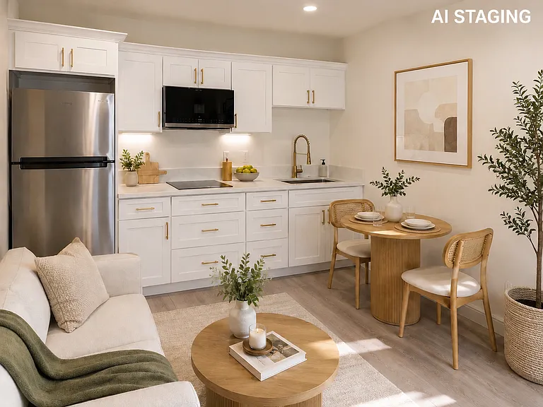 AI Staging-Virtually staged to illustrate the room's potential.
