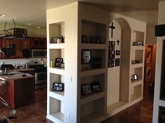 Hall built in shelving
