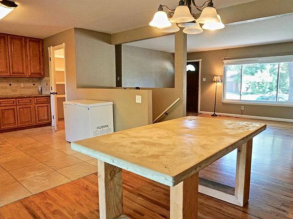 kitchen and dining from back sliding door