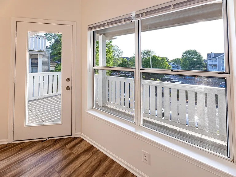Balcony entrance