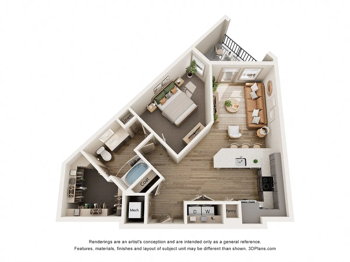 Floor plan A2a
