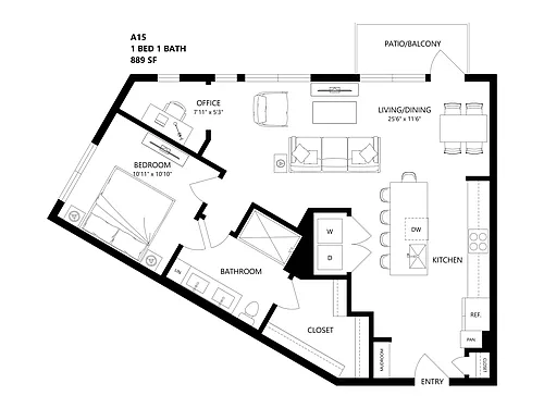 Floor plan A15