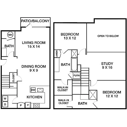 Floor plan Paces Ferry Townhome