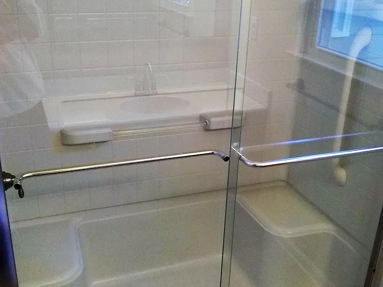Updated second bathroom shower on second floor.