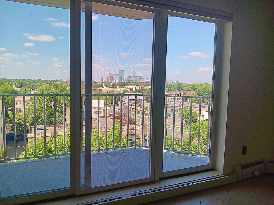 View from dinning room into balcony