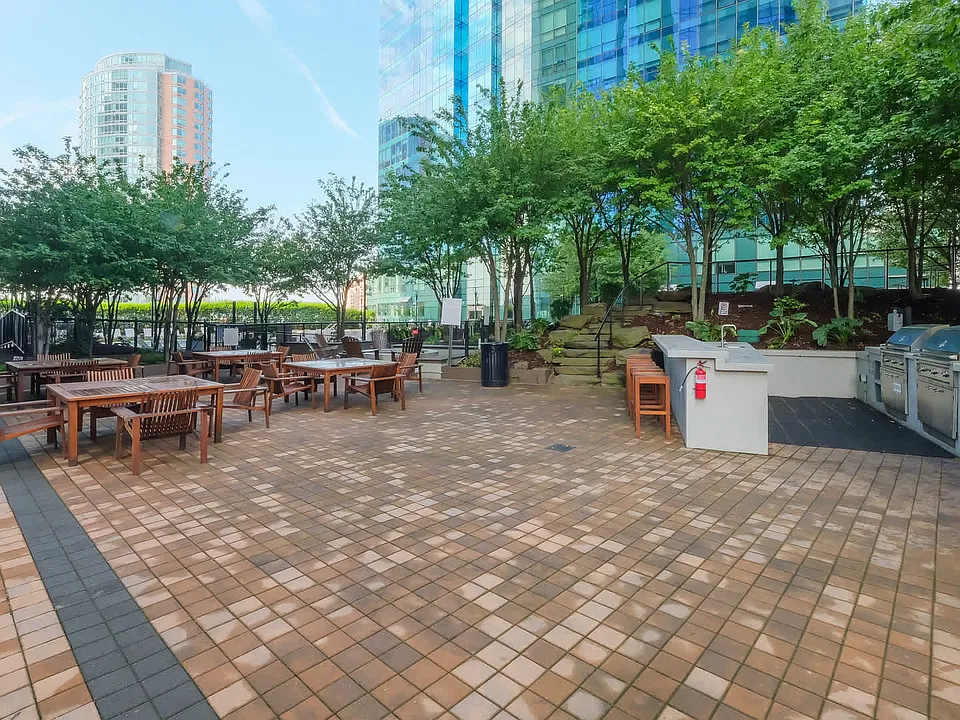 Outdoor Lounge with Grilling Area
