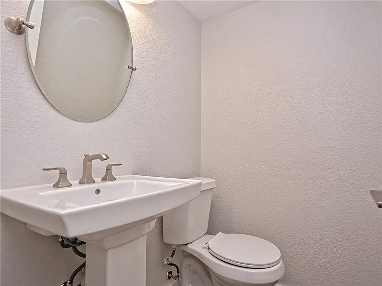 Half Bathroom on first floor