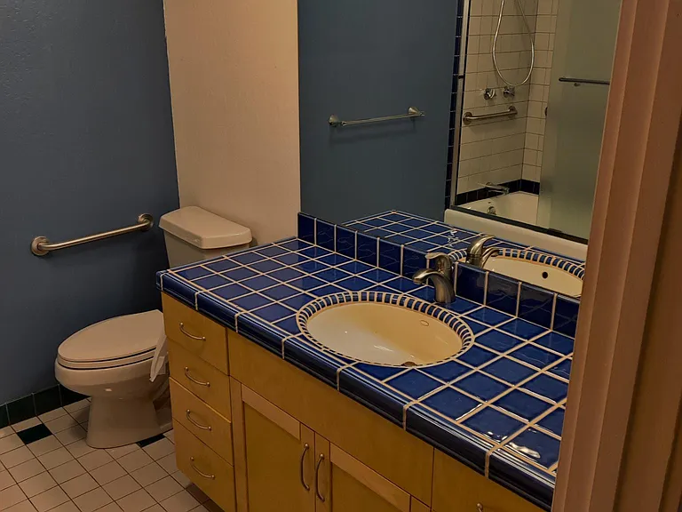 Lower floor bathroom - sink and toilet