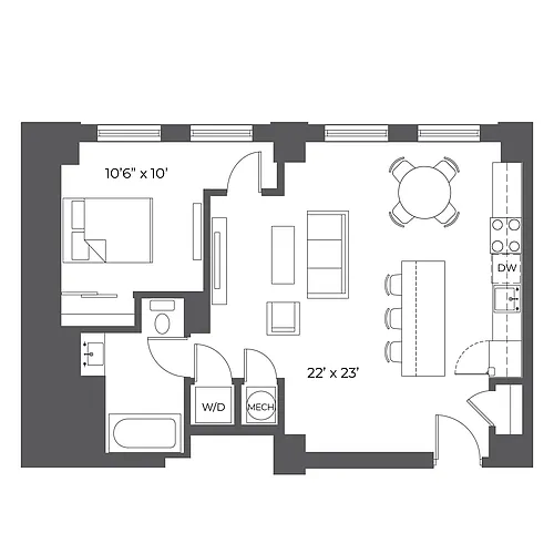 Floor plan The Madison