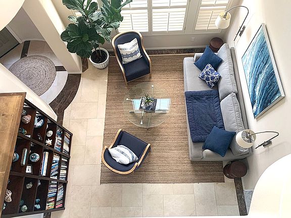 Living room from upstairs