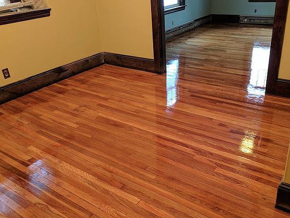 Hardwood dining room
