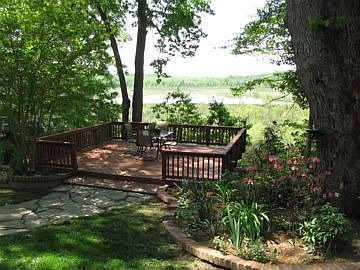 view overlooking aquia creek