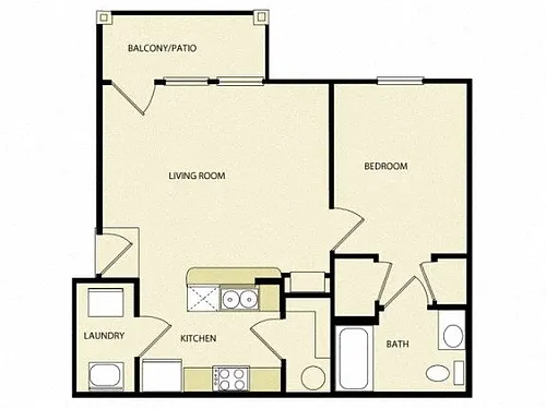 Floor plan 1X1