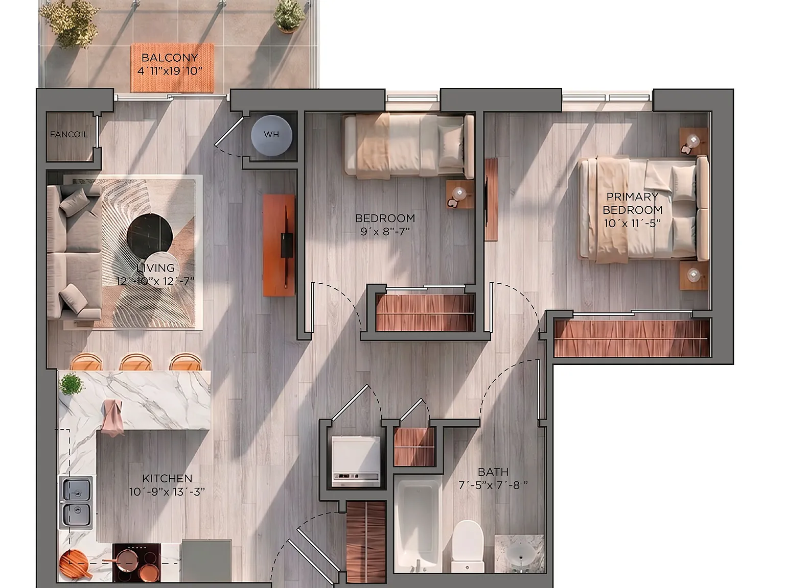 2 bed, $1,950 — Photo 3