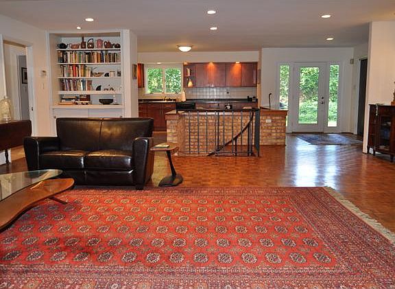 Living room & kitchen view