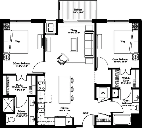 Floor plan Dayflower (B4)