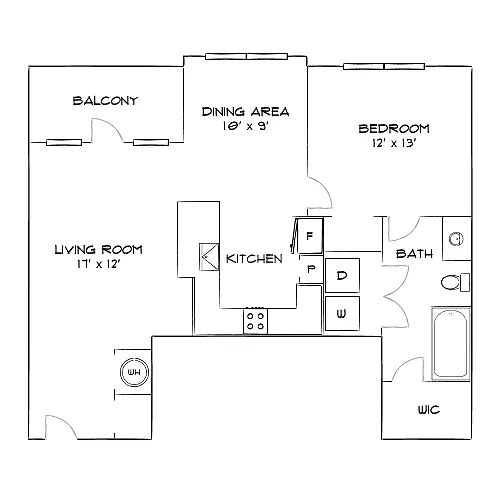 Floor plan Design 1C10