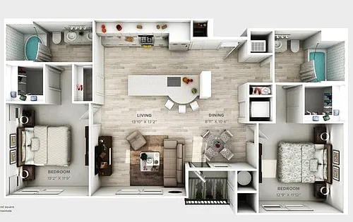 Floor plan B3