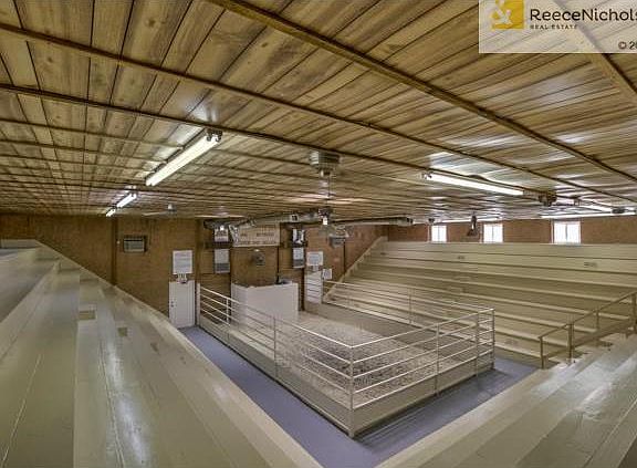 42x60 Sale Arena with seating for over 100.  13x32 sale paddock.