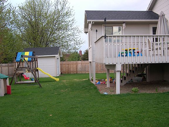 Nice fenced backyard