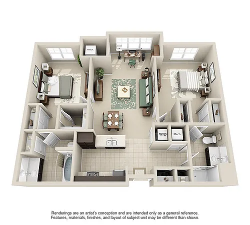 Floor plan Essence with Sunroom