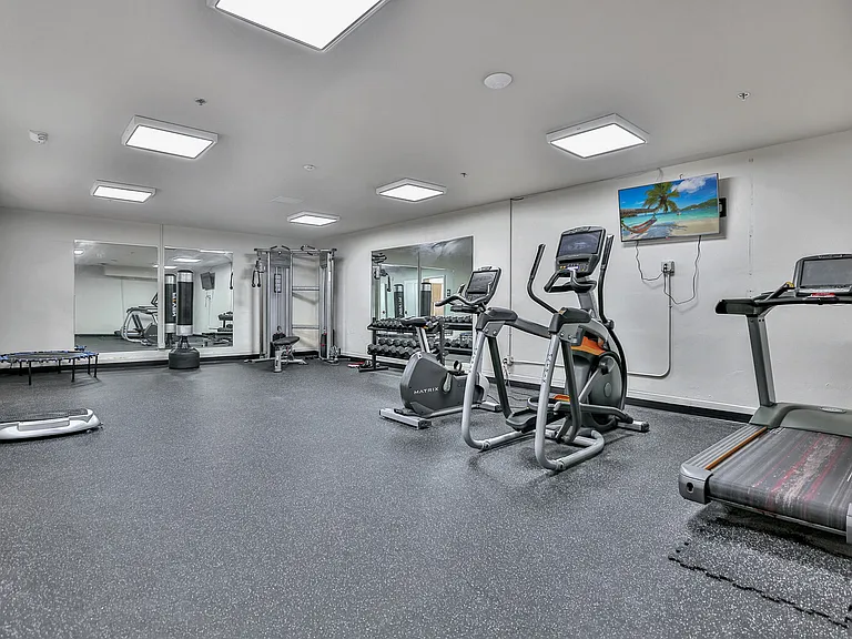 Fitness center included