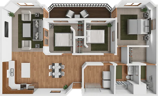 Floor plan Cannonball