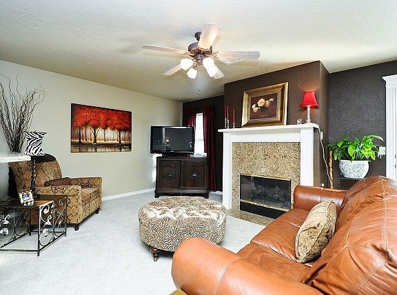 Fabulous fireplace to cozy up to