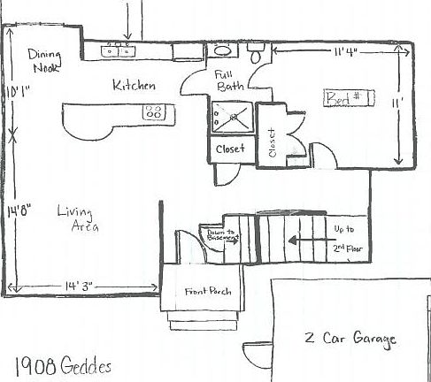 1908 Geddes - 1st Floor