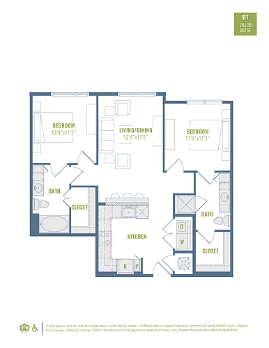 Floor plan B1