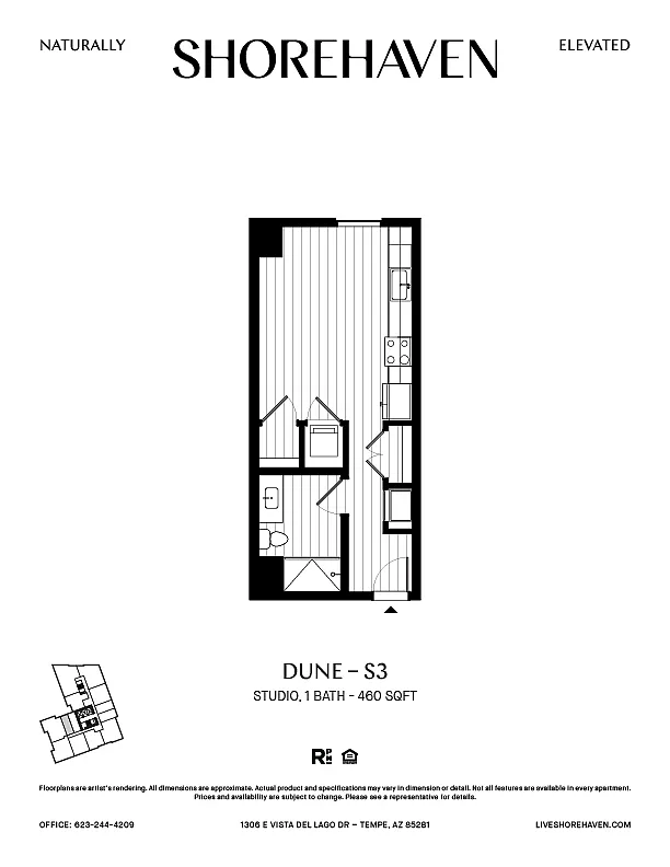 Floor plan Dune - S3