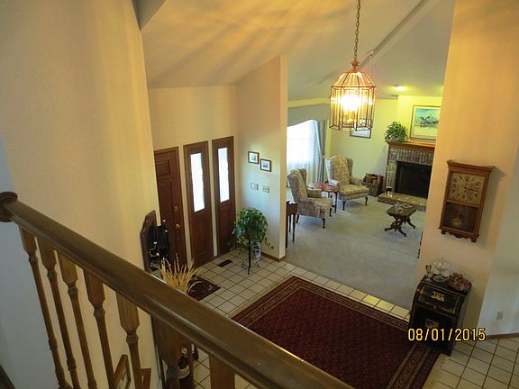 View of Entry and Living Rm