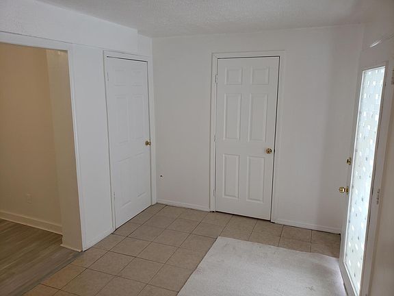 Entry area and closet.