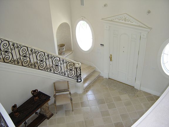 Upstairs view of entry
