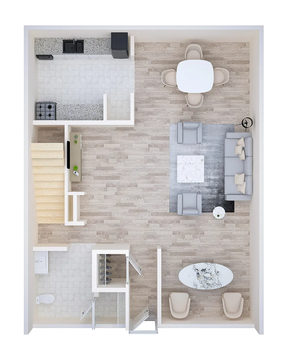 Floor plan 3X3-TA