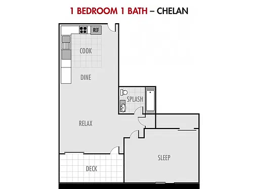 Floor plan The Chelan at Cougar Ridge