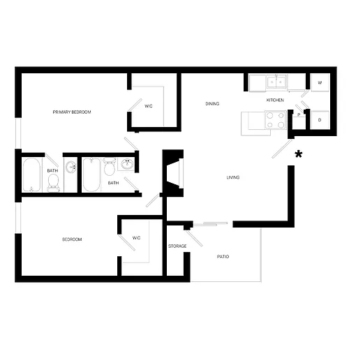 Floor plan Coral