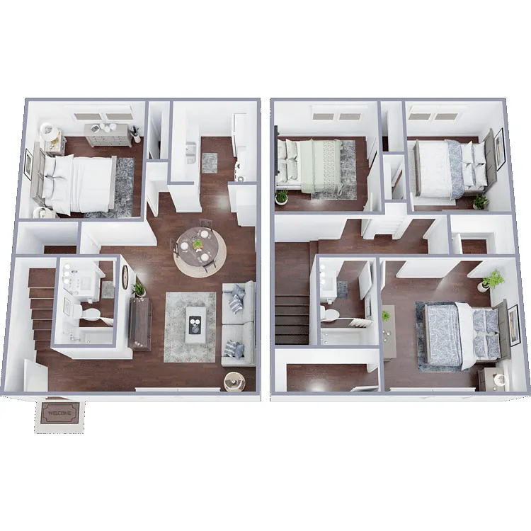 Floor plan Plan D