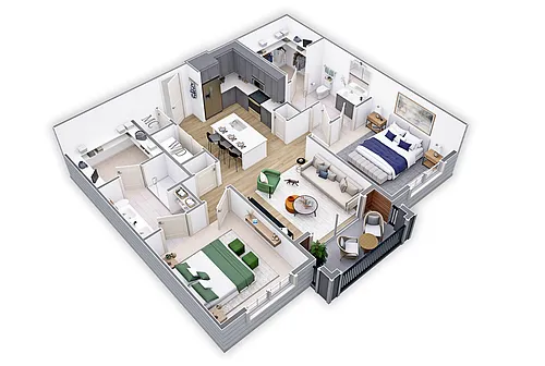 Floor plan Linen
