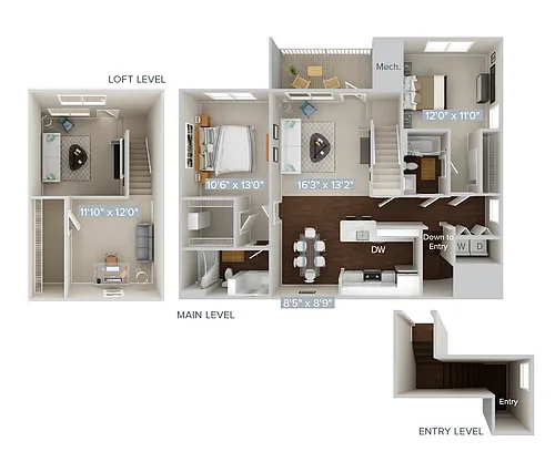 Floor plan B4L-1542