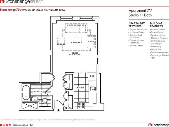 2nd image of 210 W 70th St #717