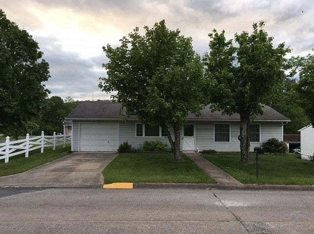 Front of House with Driveway