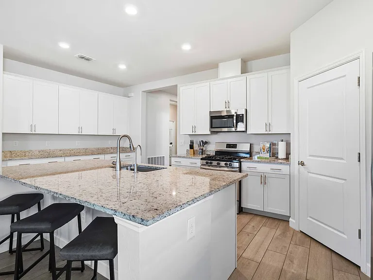Kitchen with tons of cabinets
