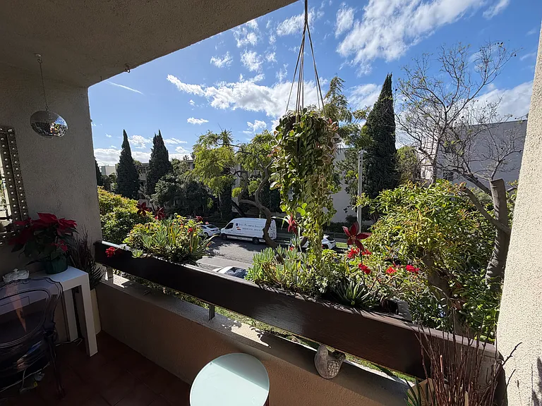 Desirable front facing bright western Balcony overlooking one of West Hollywood best tree lined streets.